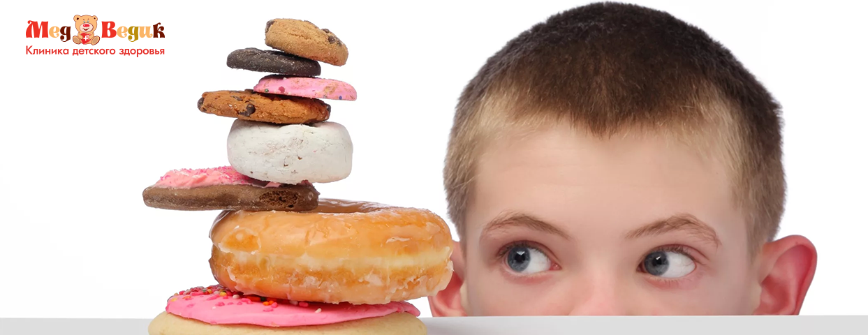 Сахар для детей: польза и вред